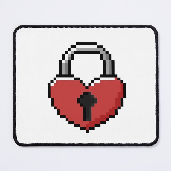 Item preview, Pixel Padlock For Couples designed and sold by Pixelification.