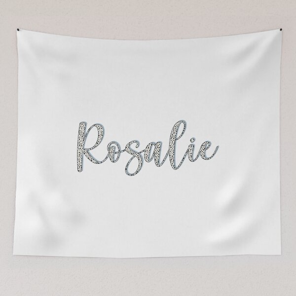 Item preview, Rosalie name, Dalmatian pattern Rosalie first name designed and sold by Danylo Mikhnievych.