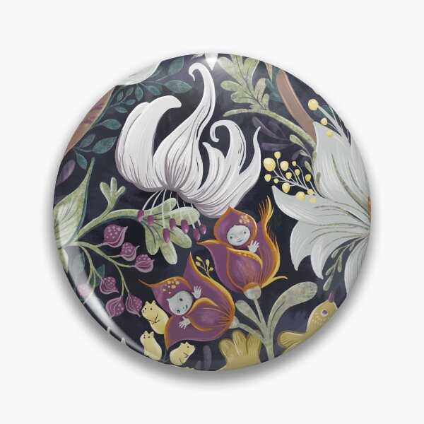 Item preview, Whimsical wallpaper designed and sold by Gaia Marfurt.
