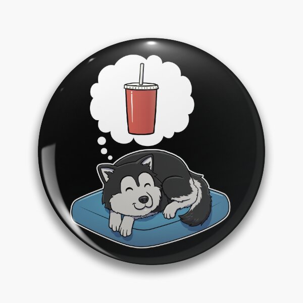 Aperçu de l'œuvre Alaskan Malamute dreaming about Soda créée et vendue par DoggieDelights.