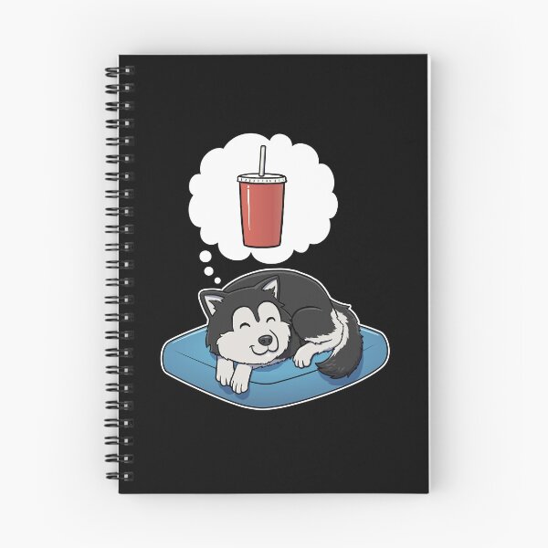 Aperçu de l'œuvre Alaskan Malamute dreaming about Soda créée et vendue par DoggieDelights.
