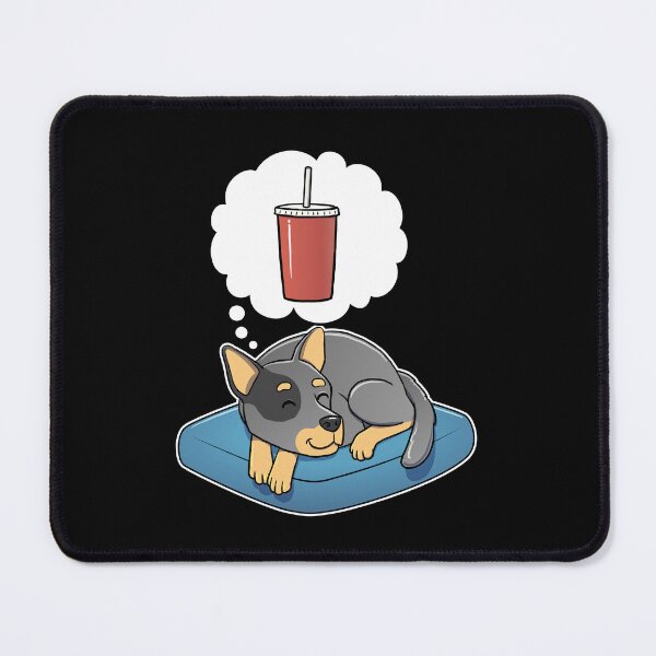 Item preview, Australian Cattle Dog dreaming about Soda designed and sold by DoggieDelights.