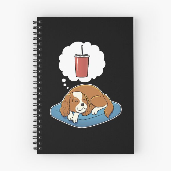 Item preview, Cavalier King Charles Spaniel dreaming about Soda designed and sold by DoggieDelights.
