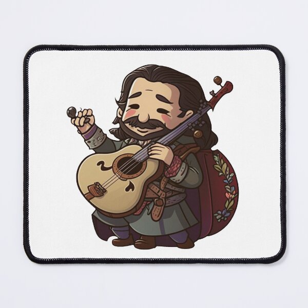 Item preview, Bard singing a song sticker designed and sold by Digital-Space.