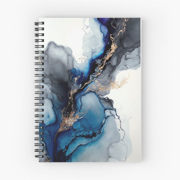 Item preview, Azure Dreams - Abstract Alcohol Ink Resin Art designed and sold by inkvestor.