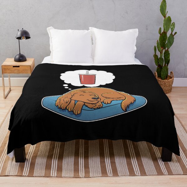 Item preview, English Cocker Spaniel dreaming about Soda designed and sold by DoggieDelights.