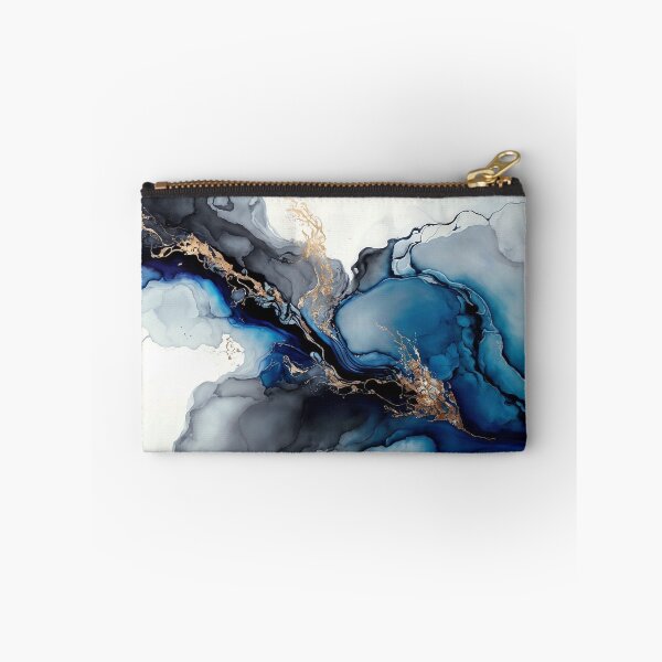 Item preview, Azure Dreams - Abstract Alcohol Ink Resin Art designed and sold by inkvestor.