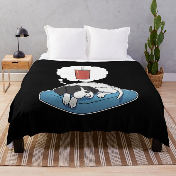 Item preview, English Pointer dreaming about Soda designed and sold by DoggieDelights.