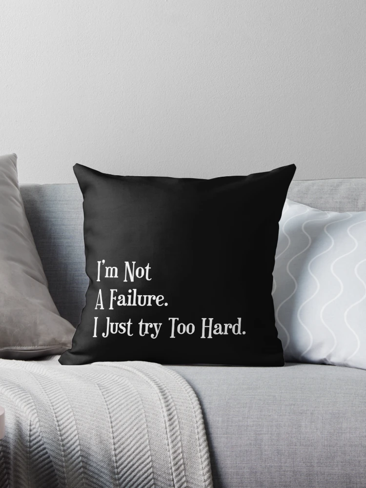 I'm Actually Not Funny I'm Just Really Mean Throw Pillow Cover –