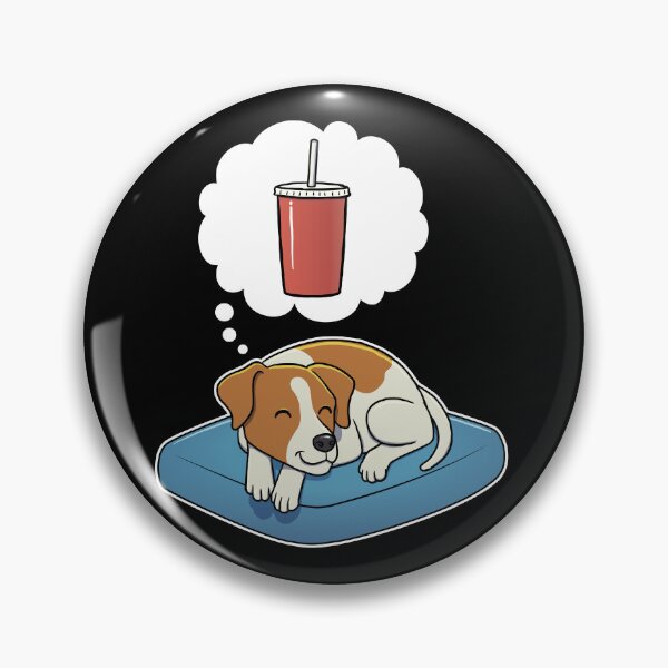 Item preview, Jack Russell Terrier dreaming about Soda designed and sold by DoggieDelights.