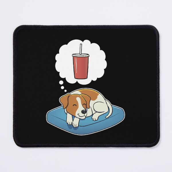 Item preview, Jack Russell Terrier dreaming about Soda designed and sold by DoggieDelights.