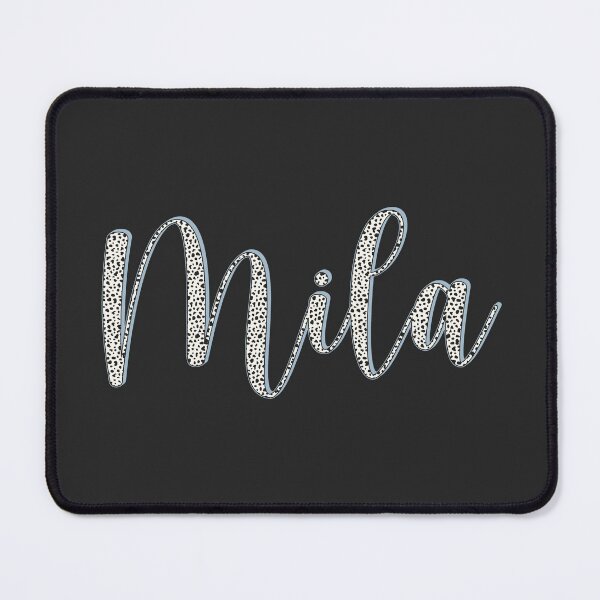 Item preview, Mila name, Dalmatian pattern Mila first name designed and sold by Danylo Mikhnievych.