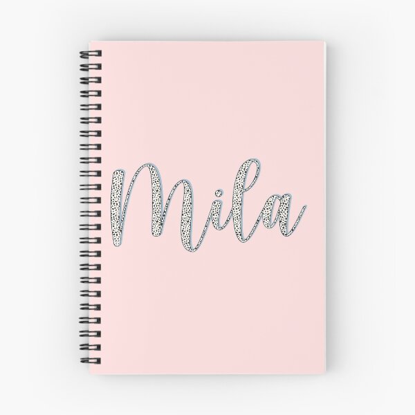 Item preview, Mila name, Dalmatian pattern Mila first name designed and sold by Danylo Mikhnievych.