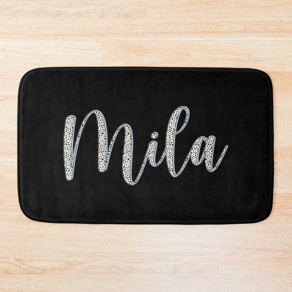 Item preview, Mila name, Dalmatian pattern Mila first name designed and sold by Danylo Mikhnievych.