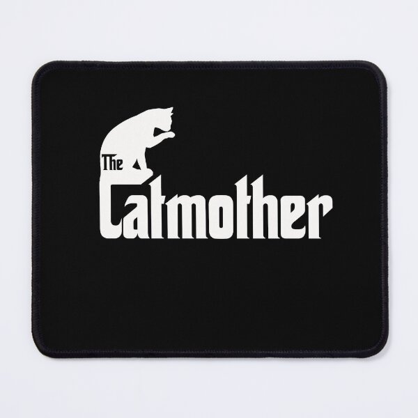 Item preview, The Catmother - white on black designed and sold by AntibodyDP7.