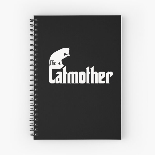 Item preview, The Catmother - white on black designed and sold by AntibodyDP7.