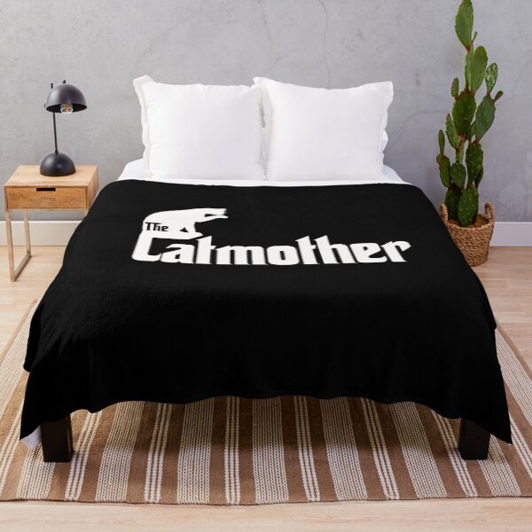 Item preview, The Catmother - white on black designed and sold by AntibodyDP7.
