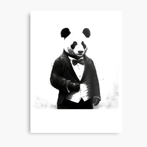 Funny Boxing Panda Animal Banksy - Canvas Wall Art Painting — Original Wall  Arts