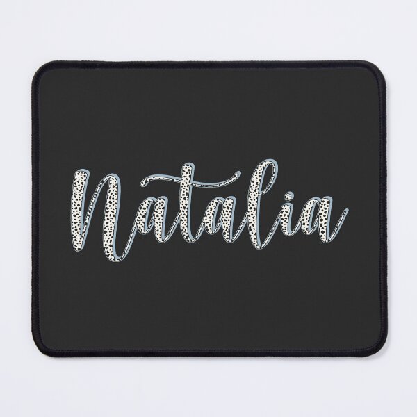 Item preview, Natalia name, Dalmatian pattern Natalia first name designed and sold by Danylo Mikhnievych.