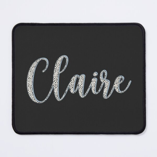 Item preview, Claire name, Dalmatian pattern Claire first name designed and sold by Danylo Mikhnievych.