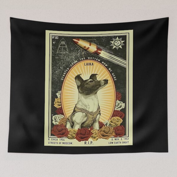 Item preview, Laika space Sputnik 2  designed and sold by PoliticsPrint.