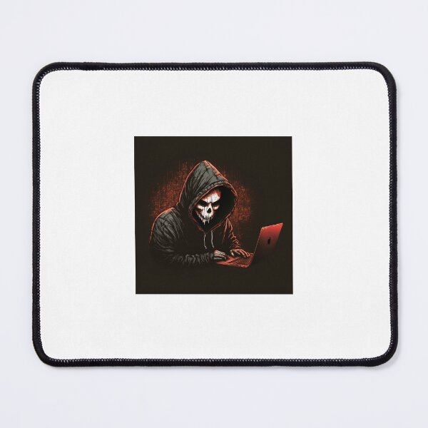 Item preview, Hacker with mask and laptop designed and sold by Dark Fantasy Store.