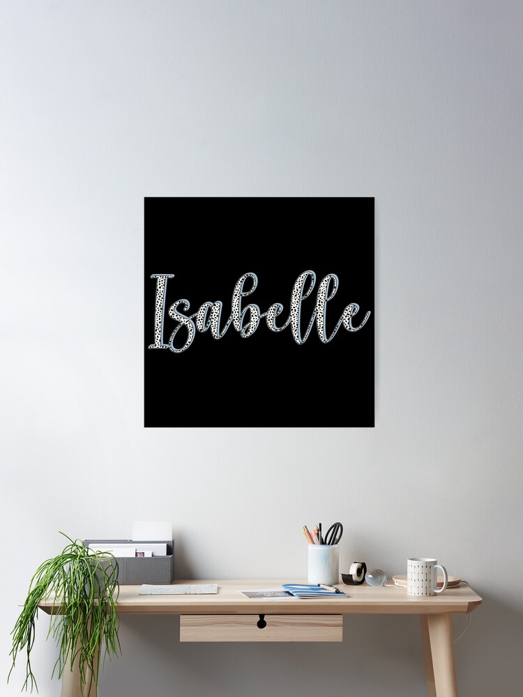 Isabelle name, Dalmatian pattern Isabelle first name