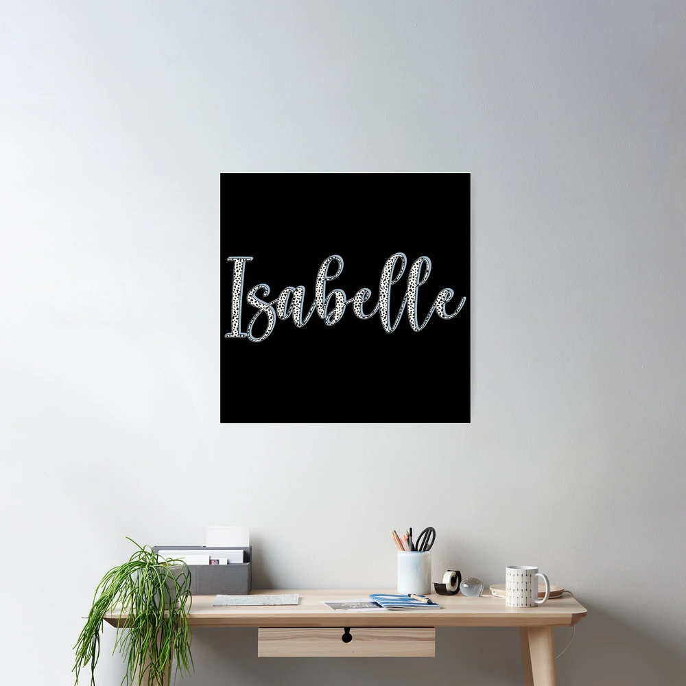 Isabelle name, Dalmatian pattern Isabelle first name