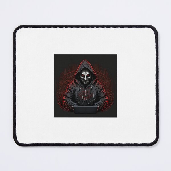Item preview, Hacker with mask and laptop designed and sold by Dark Fantasy Store.