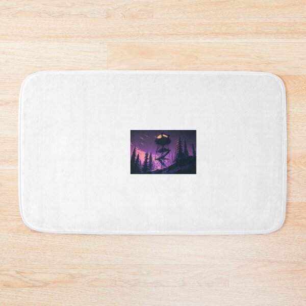 Item preview, Firewatch purple wooden tower aesthetic designed and sold by Dark Fantasy Store.
