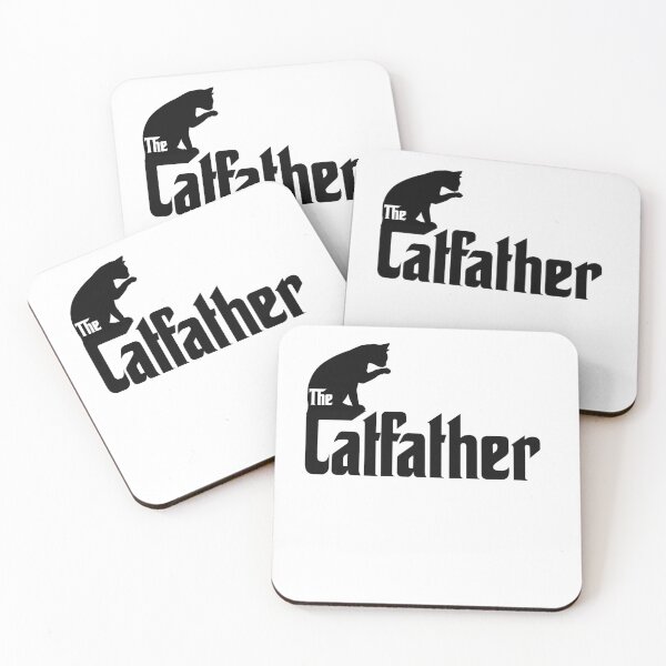 Item preview, The Catfather - Black on white designed and sold by AntibodyDP7.