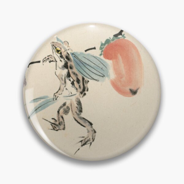 Item preview, Frog with Persimmon - Kawanabe Kyosai designed and sold by NineVi.