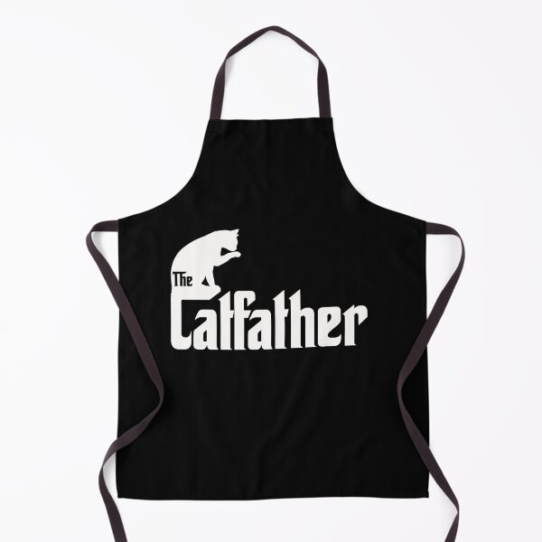 Item preview, The Catfather - white on black designed and sold by AntibodyDP7.