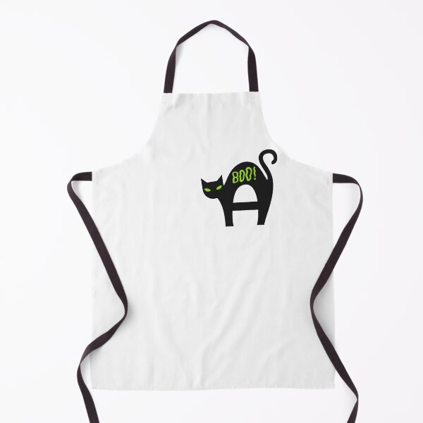 Item preview, Halloween scary black cat monogram letter A designed and sold by Arkadina.
