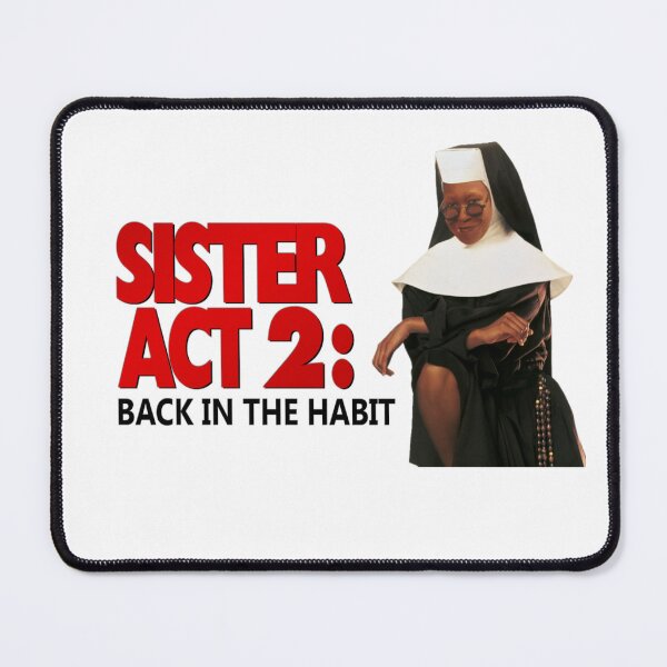 Aperçu de l'œuvre Whoopi Goldberg Sweat à capuche zippé, SAT ACT Prep Book Mother Superior Nun Film Sister Act 2: Back In The Habit Image créée et vendue par Painter1Joyx.