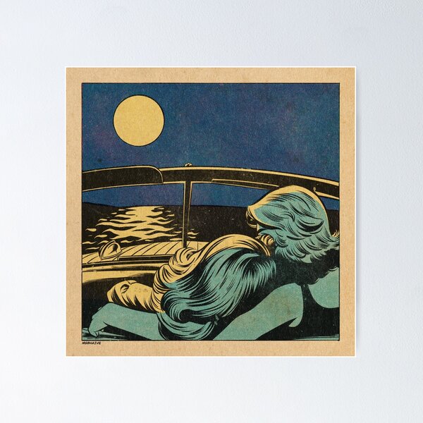 Vista previa del artículo con la obra «Bajo la luz de la luna», diseñado y vendido por Msbhaiive.