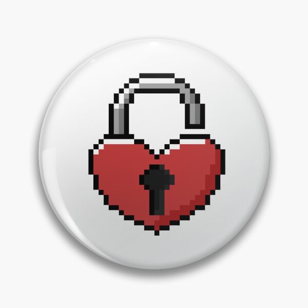 Item preview, Pixel Opened Padlock For Couples designed and sold by Pixelification.