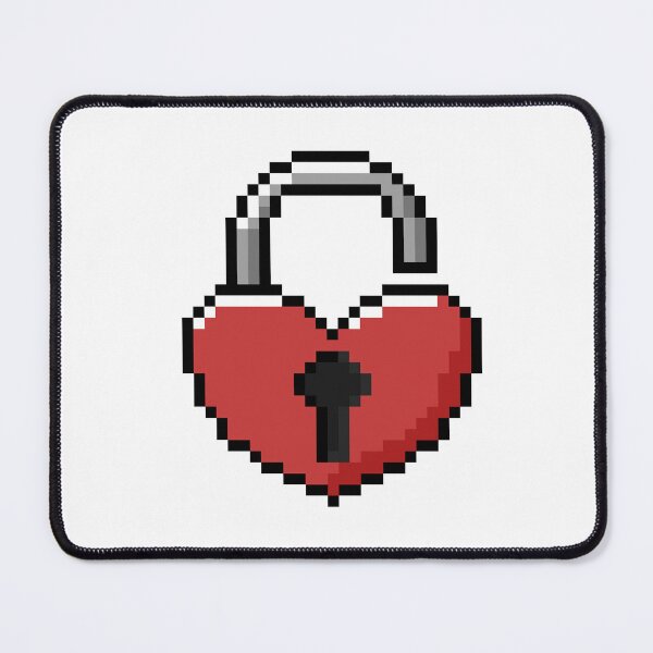 Item preview, Pixel Opened Padlock For Couples designed and sold by Pixelification.
