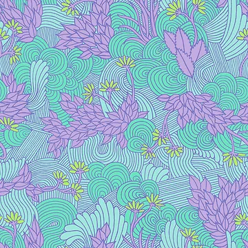 Artwork thumbnail, Floral pattern by What Ever