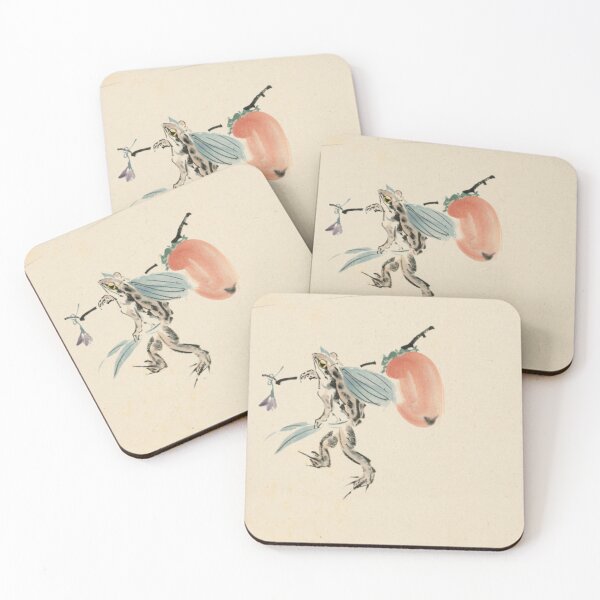 Item preview, Frog with Persimmon - Kawanabe Kyosai designed and sold by NineVi.