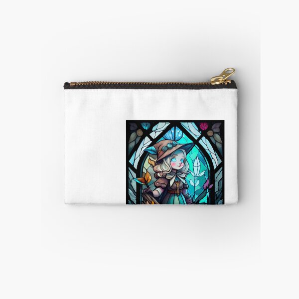 Item preview, Church glass art magic elf blonde with blue eyes designed and sold by Dark Fantasy Store.