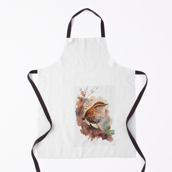 Item preview, Liitle brown bird water color designed and sold by Dark Fantasy Store.