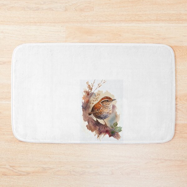 Item preview, Liitle brown bird water color designed and sold by Dark Fantasy Store.