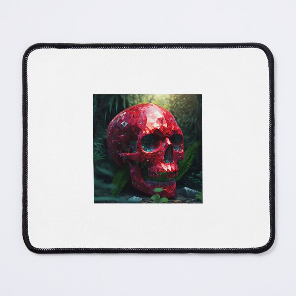 Item preview, Red geometric skull designed and sold by Dark Fantasy Store.