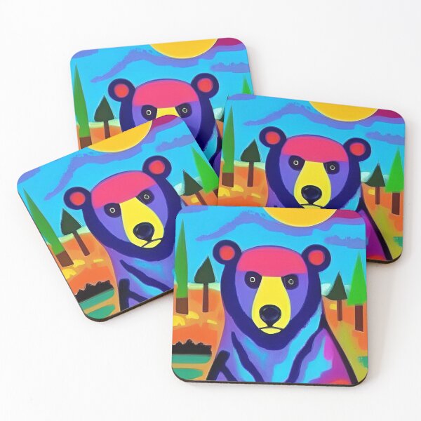 Item preview, Fabulous abstract teddy bear designed and sold by Monlin.