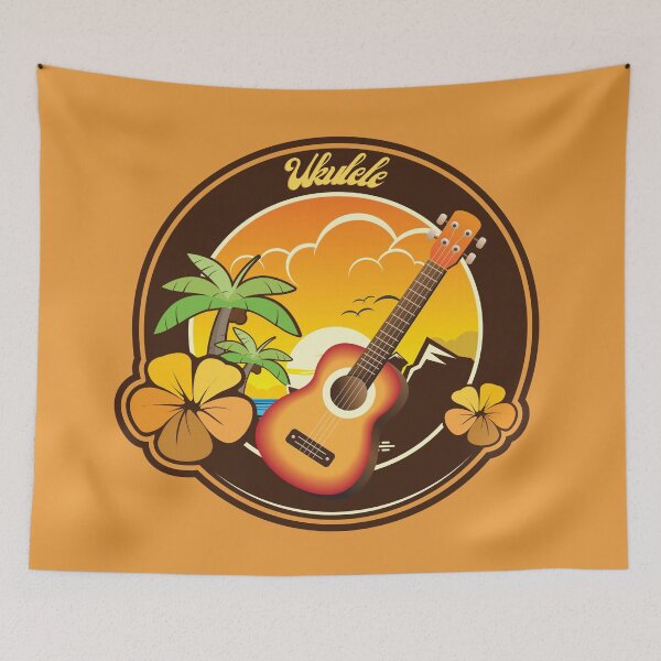 Item preview, Ukulele landscape designed and sold by piesdesignart.