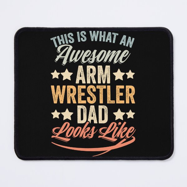 Item preview, Retro Arm Wrestling Dad For Arm Wrestling Tournament Champs designed and sold by Nessshirts.