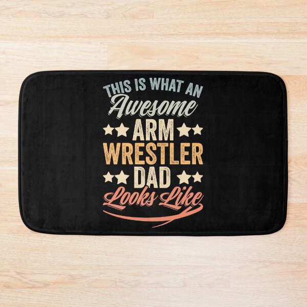 Item preview, Retro Arm Wrestling Dad For Arm Wrestling Tournament Champs designed and sold by Nessshirts.