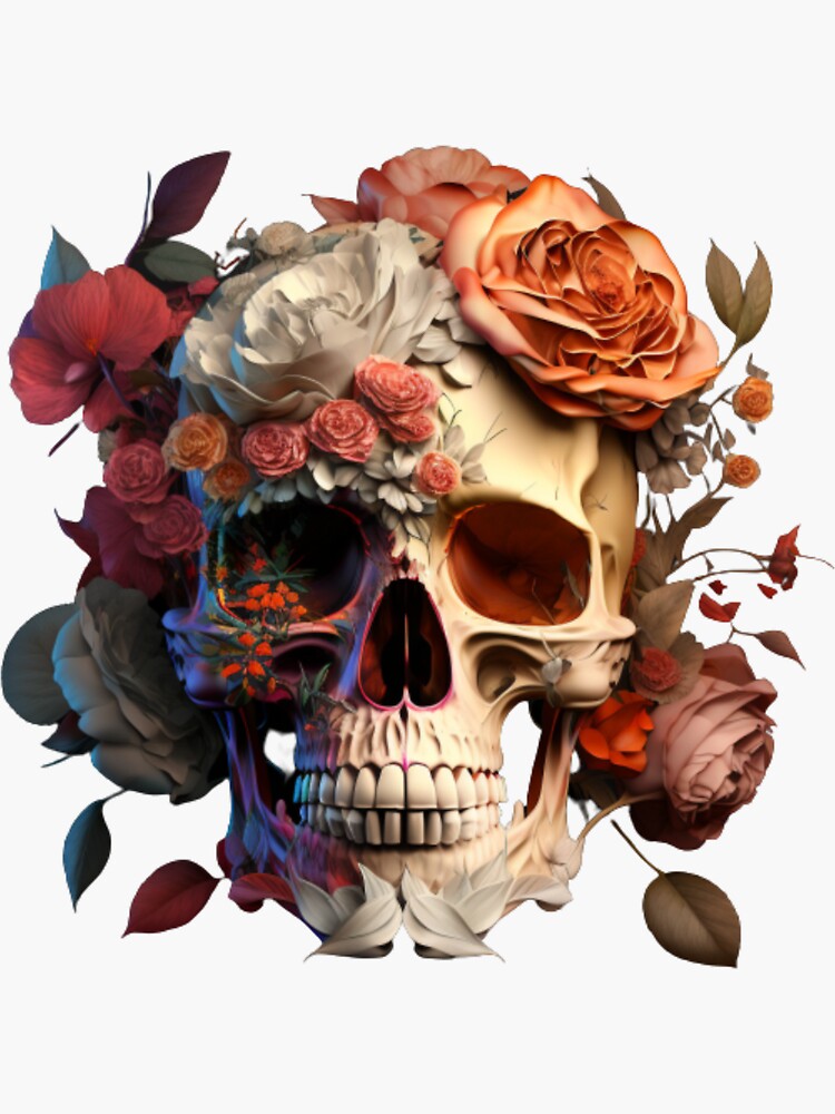 Skull Roses T shirt