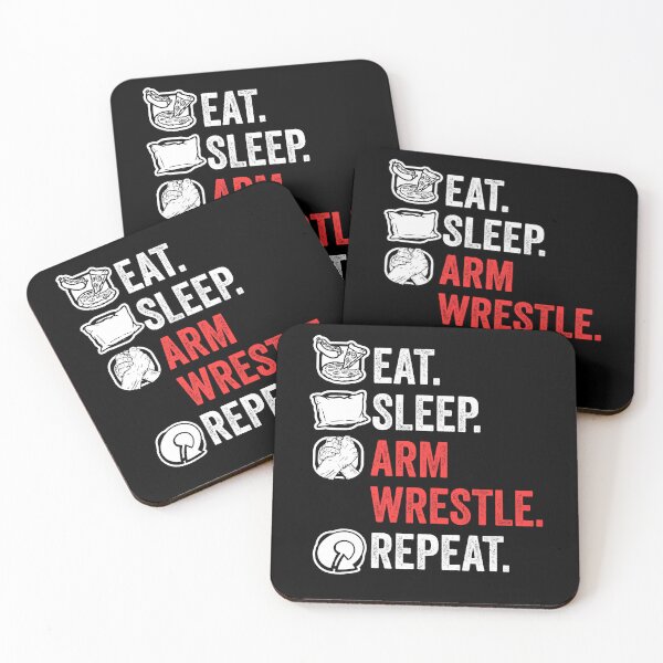 Item preview, Eat Sleep Arm Wrestle Repeat Awesome Arm Wrestling Champion designed and sold by Nessshirts.